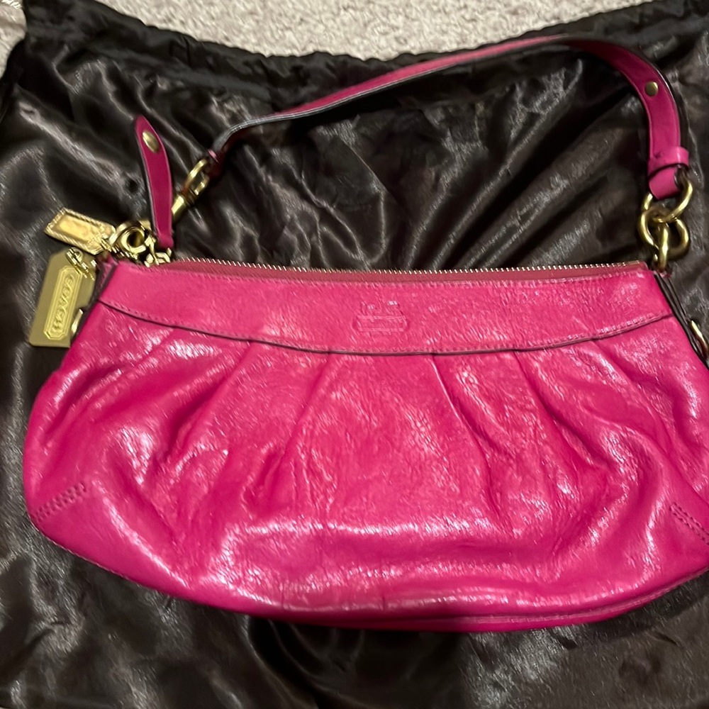 Coach leather bag